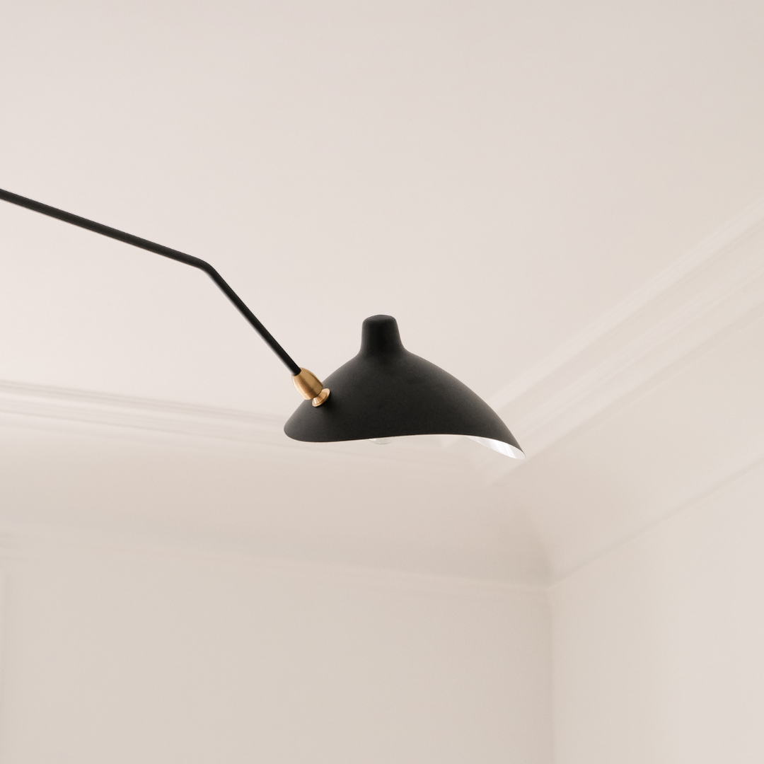 Spider 3 arms Ceiling lamp  Serge Mouille