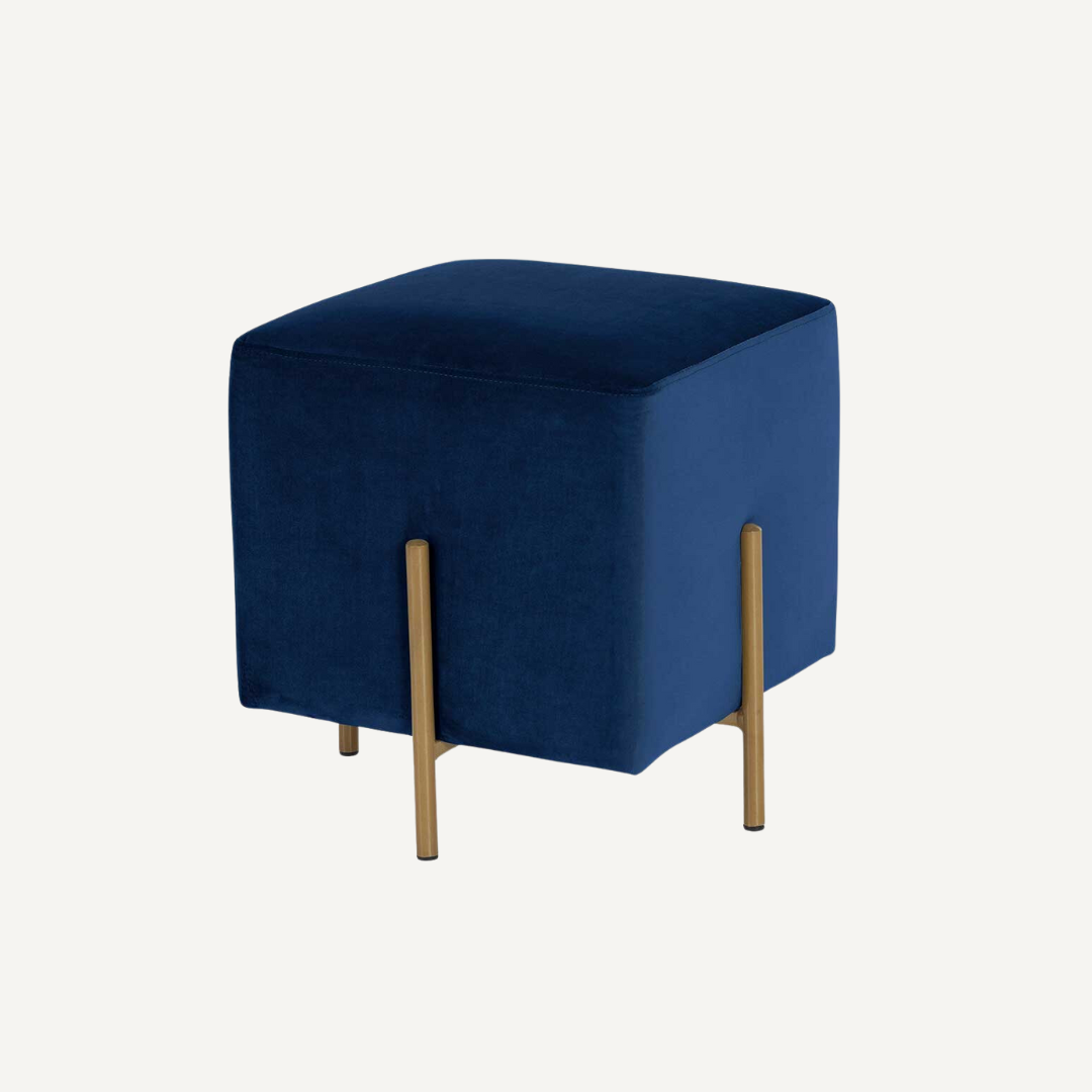 Riga Velvet Stool