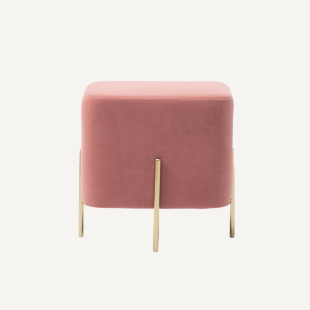 Riga Velvet Stool