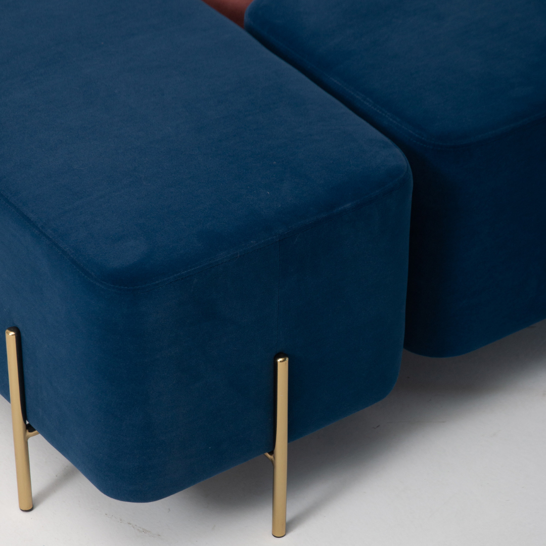 Riga Velvet Stool