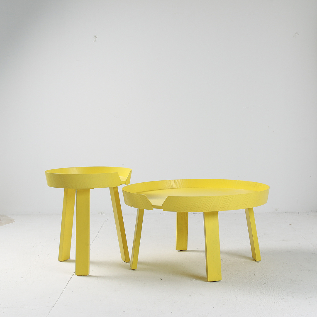 Round Wooden coffee Table - Sowa