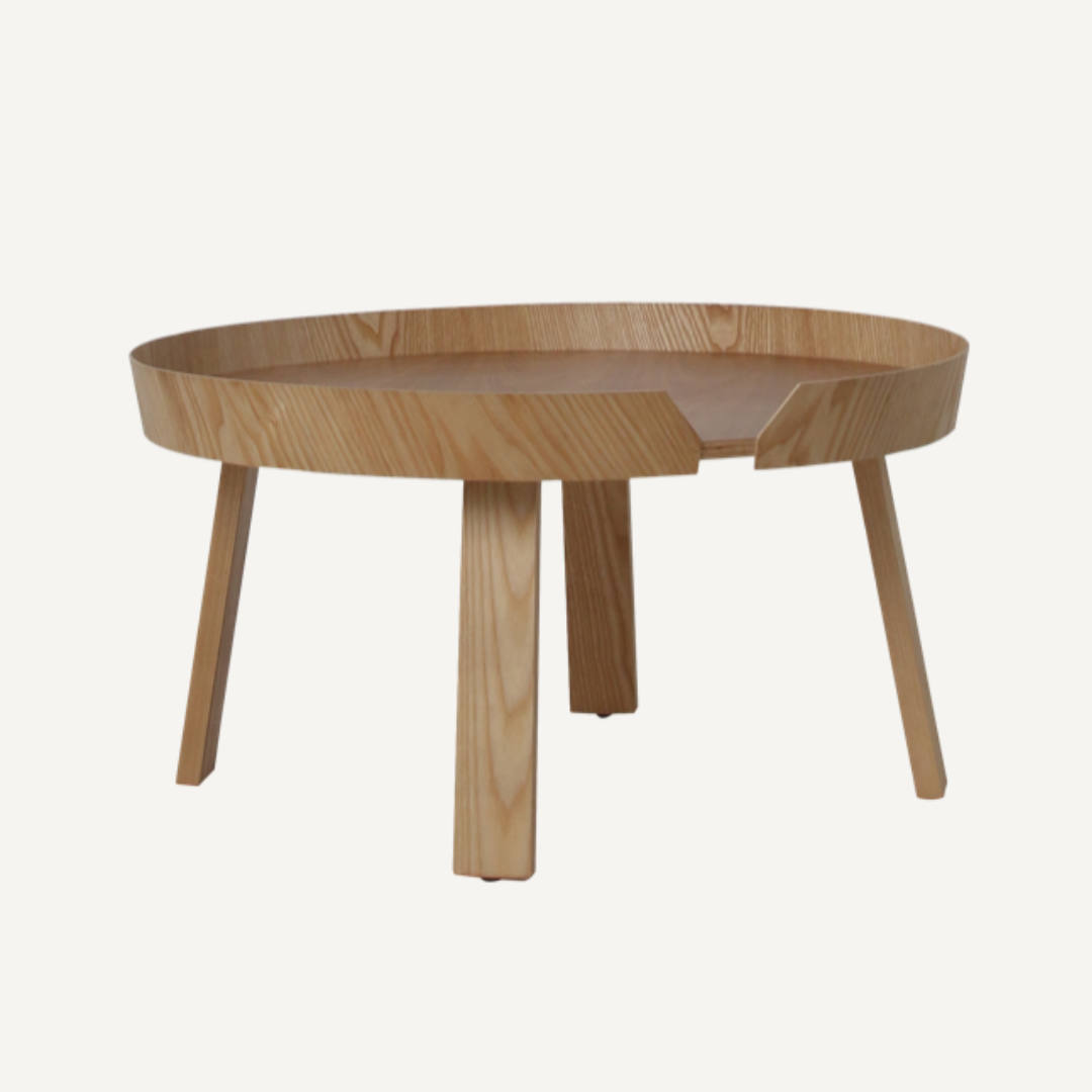 Round Wooden coffee Table - Sowa