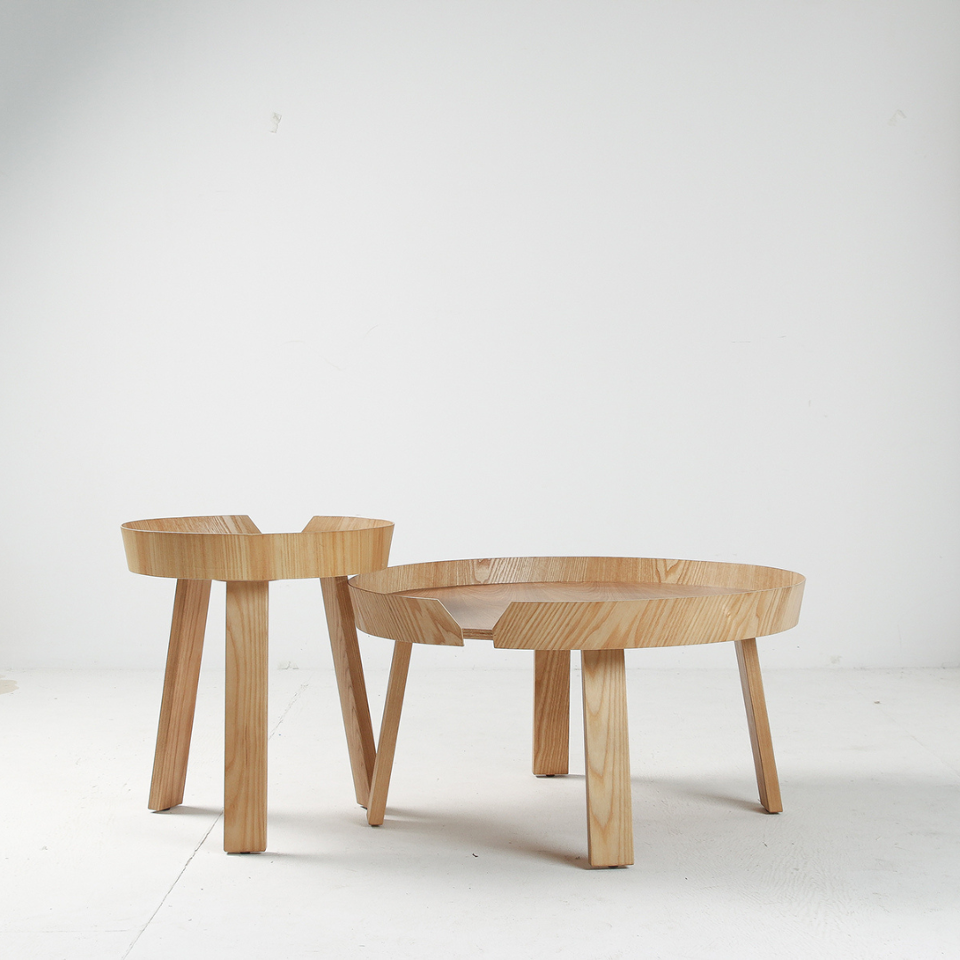 Round Wooden coffee Table - Sowa