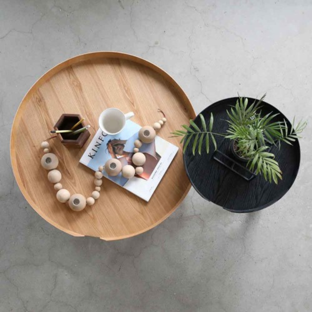 Round Wooden coffee Table - Sowa