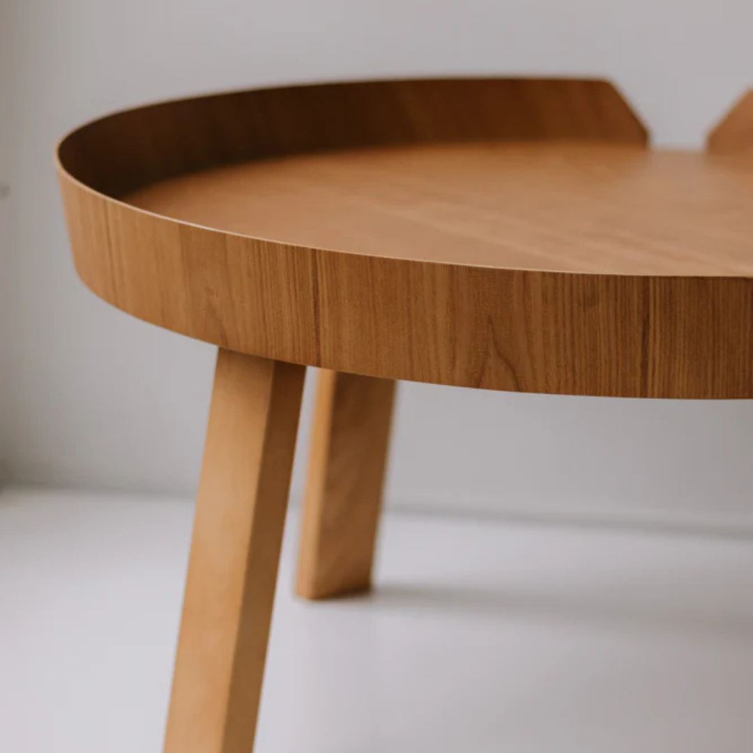 Round Wooden coffee Table - Sowa