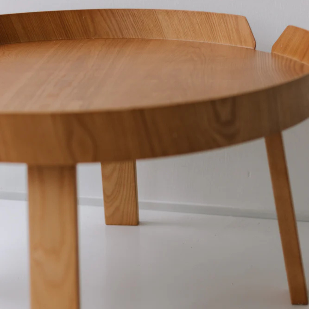 Round Wooden coffee Table - Sowa