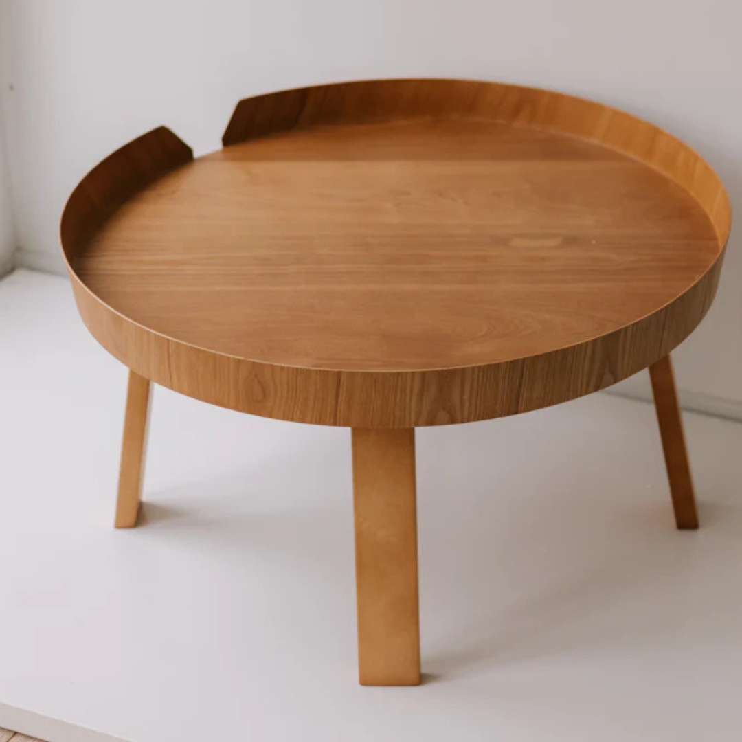 Round Wooden coffee Table - Sowa