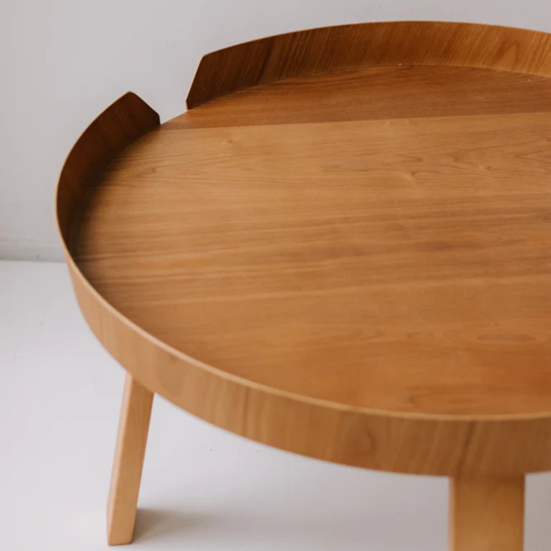 Round Wooden coffee Table - Sowa