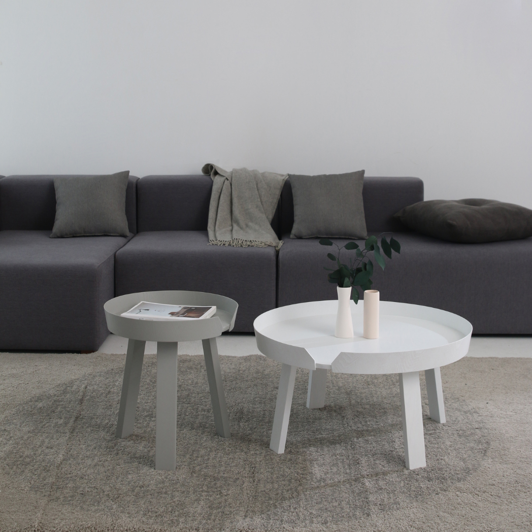 Round Wooden Side Table - Zowa