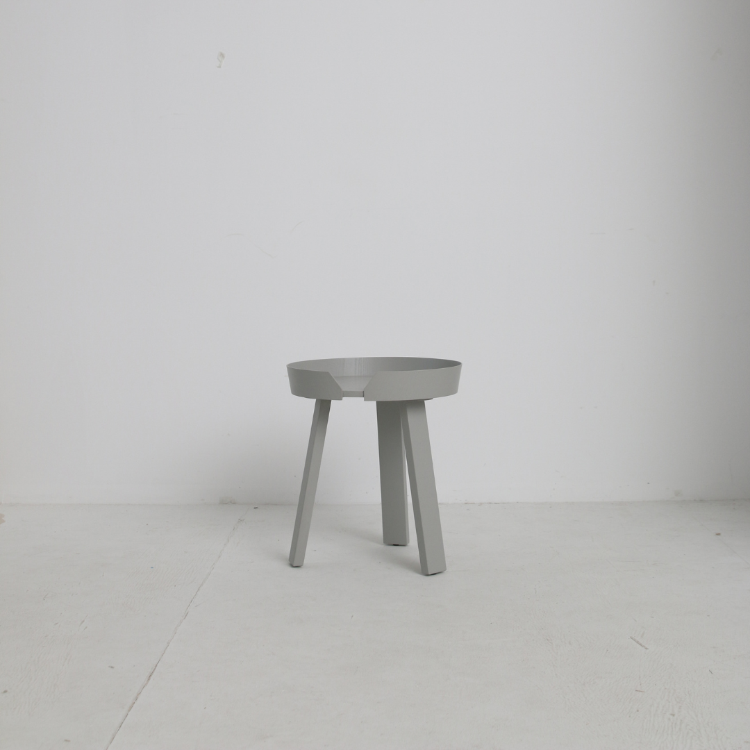 Round Wooden Side Table - Zowa