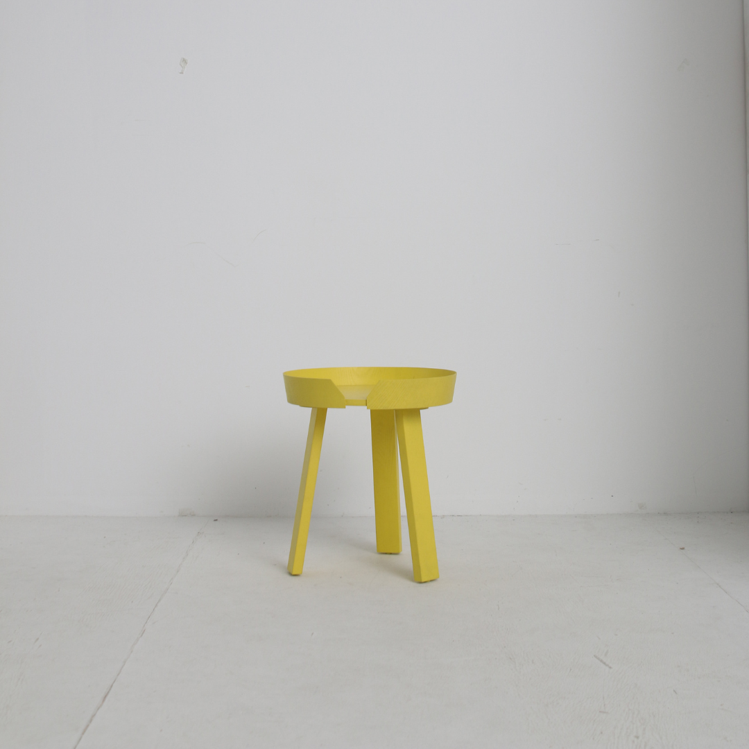 Round Wooden Side Table - Zowa