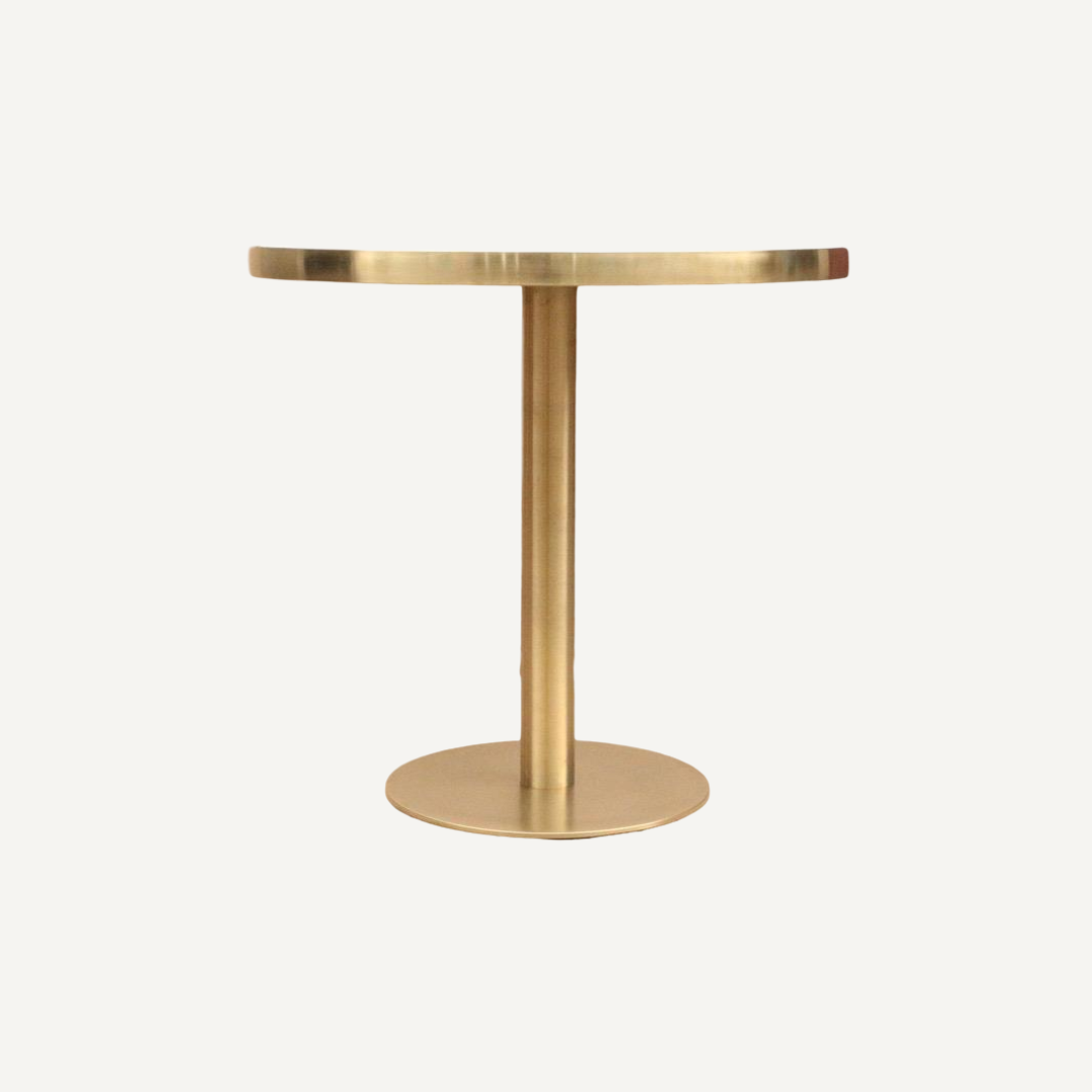 Round marble effect table - Bruno