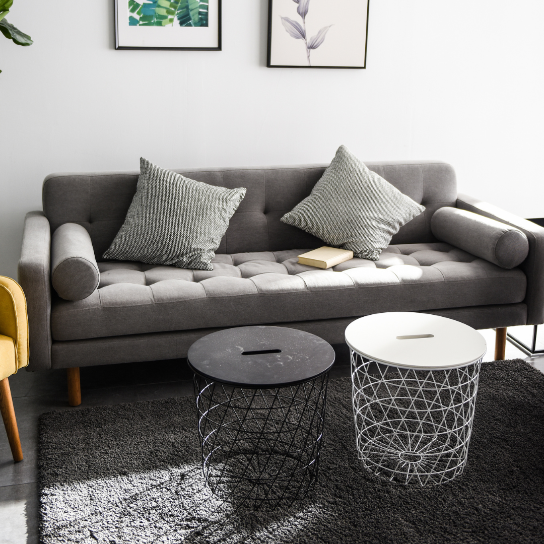 Round metal coffee table  - Thimble