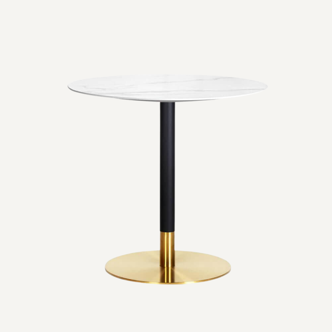 Round table in marble Jelia
