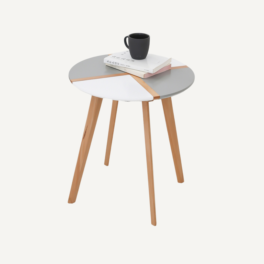 Round wooden coffee table - Lucina