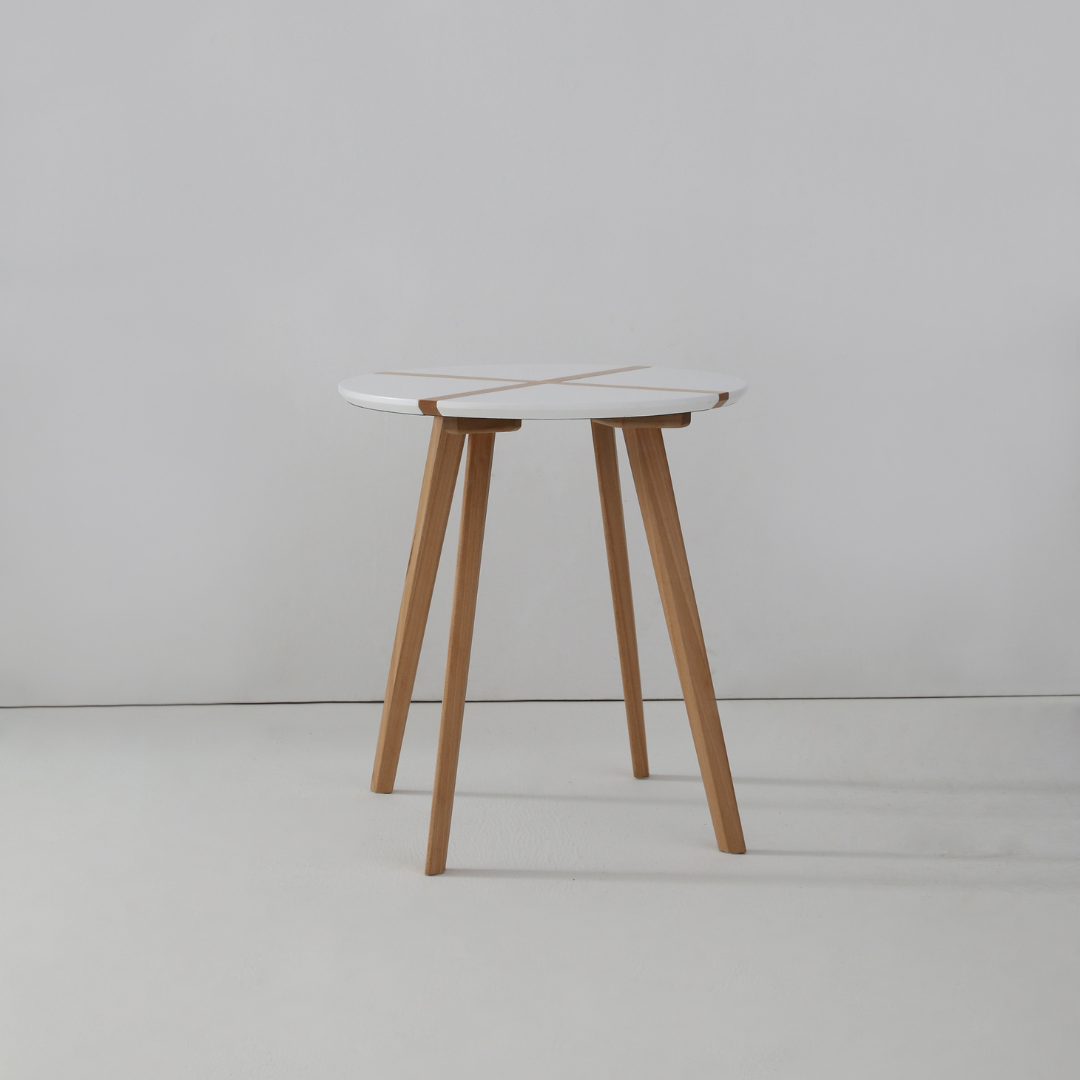 Round wooden coffee table - Lucina