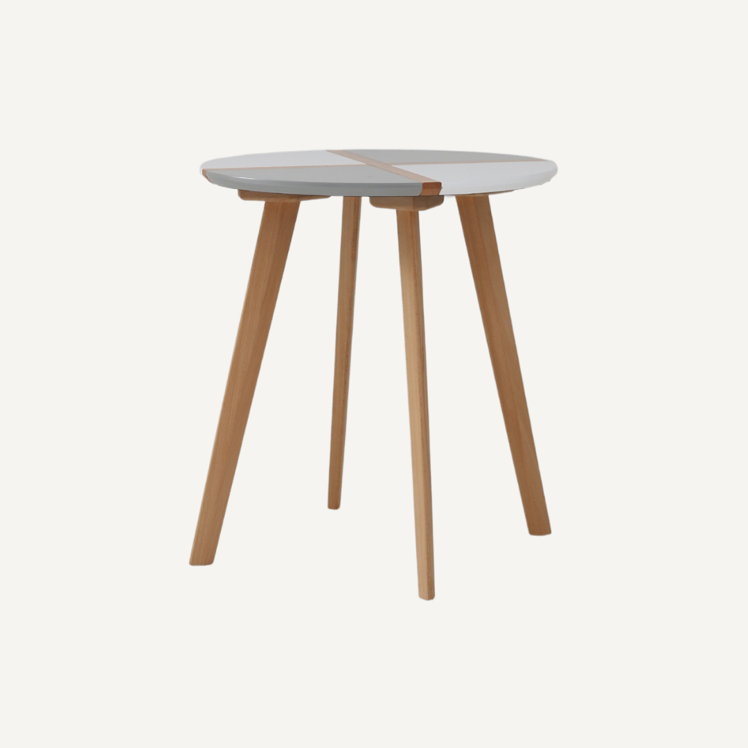 Round wooden coffee table - Lucina