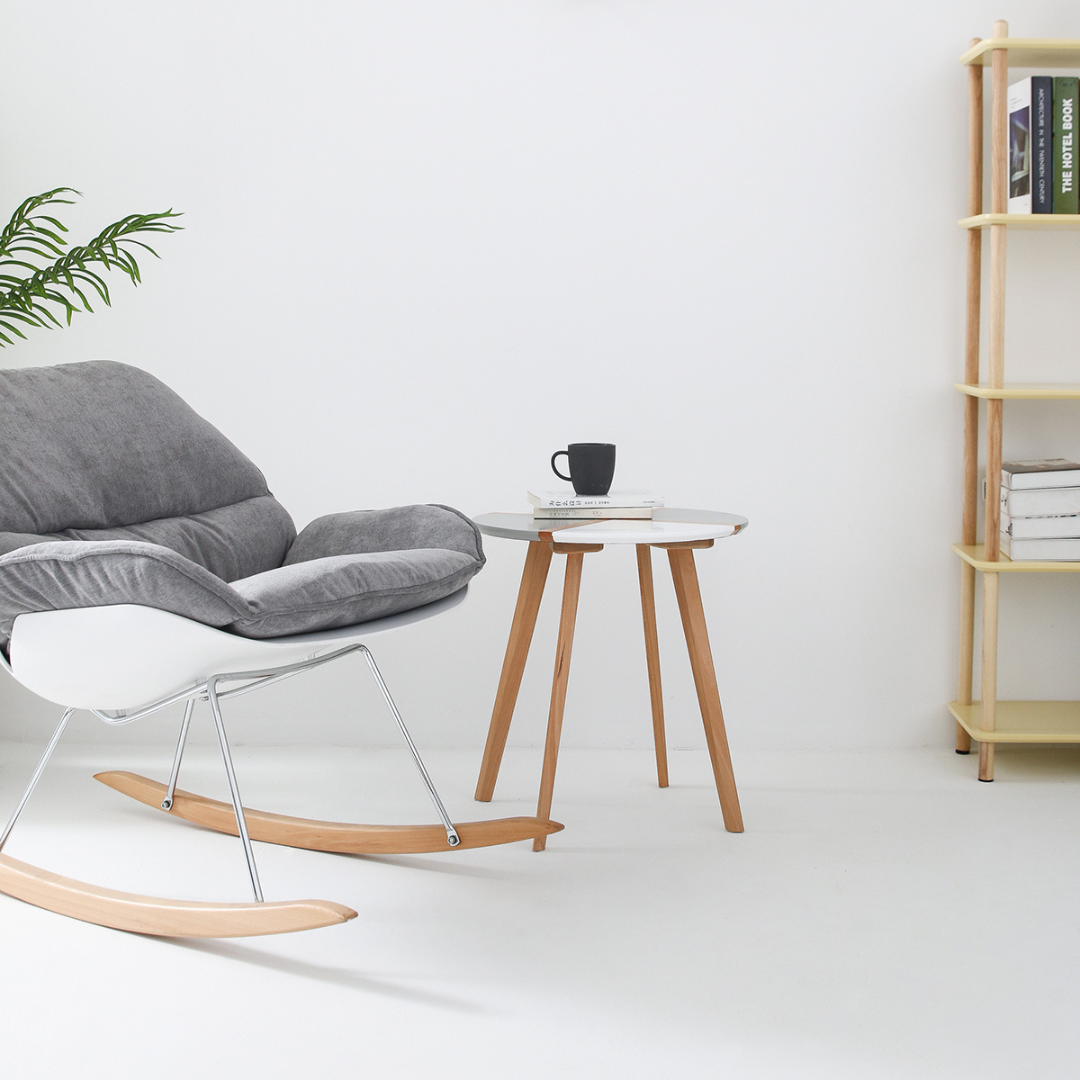 Round wooden coffee table - Lucina