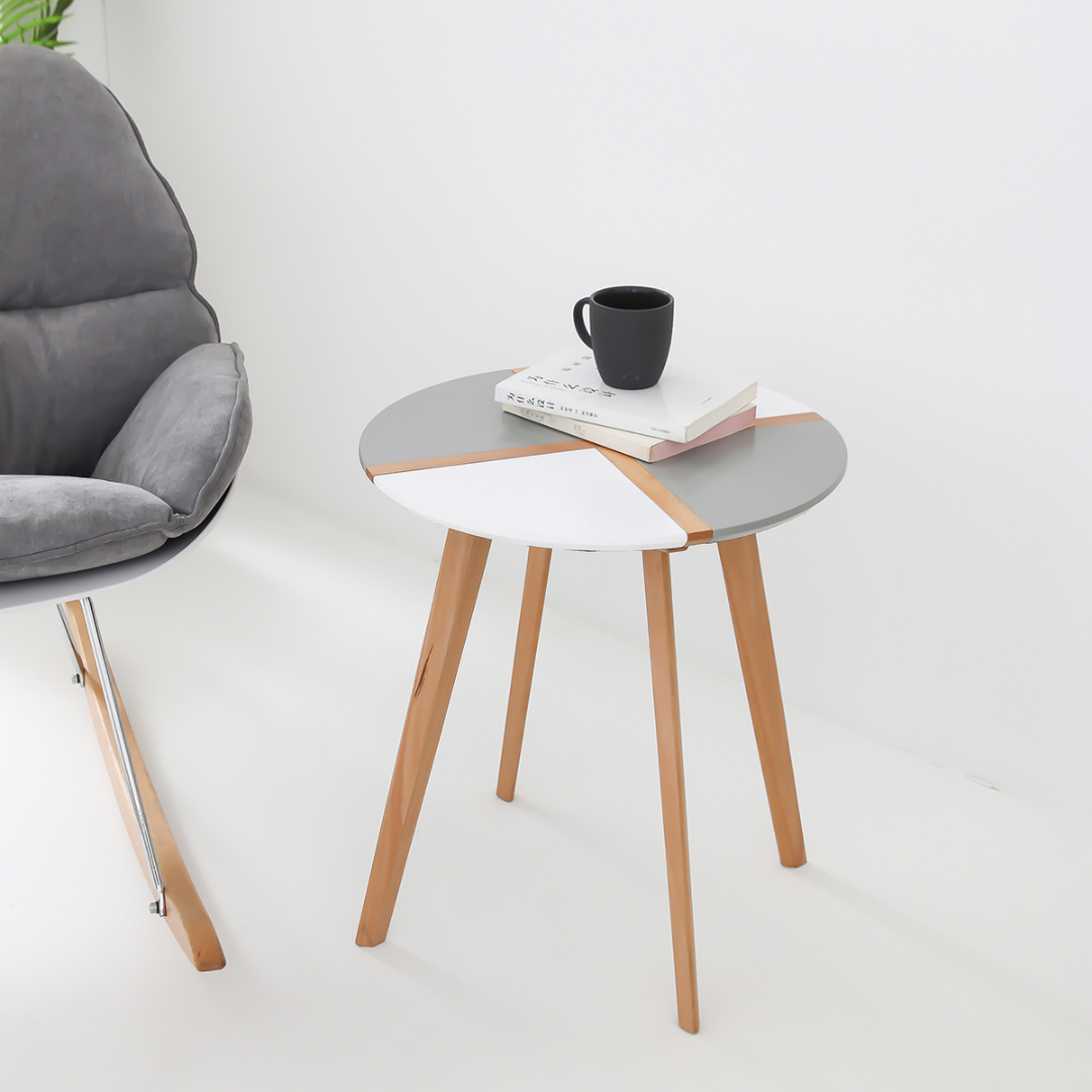 Round wooden coffee table - Lucina