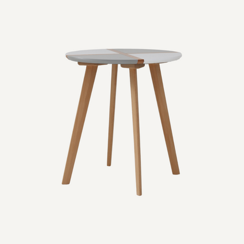 Round wooden coffee table - Lucina