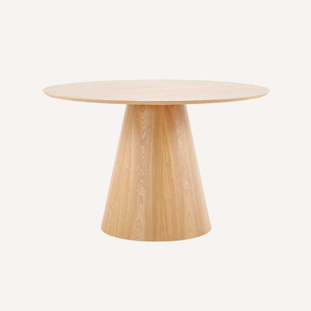 Round wooden table Massy