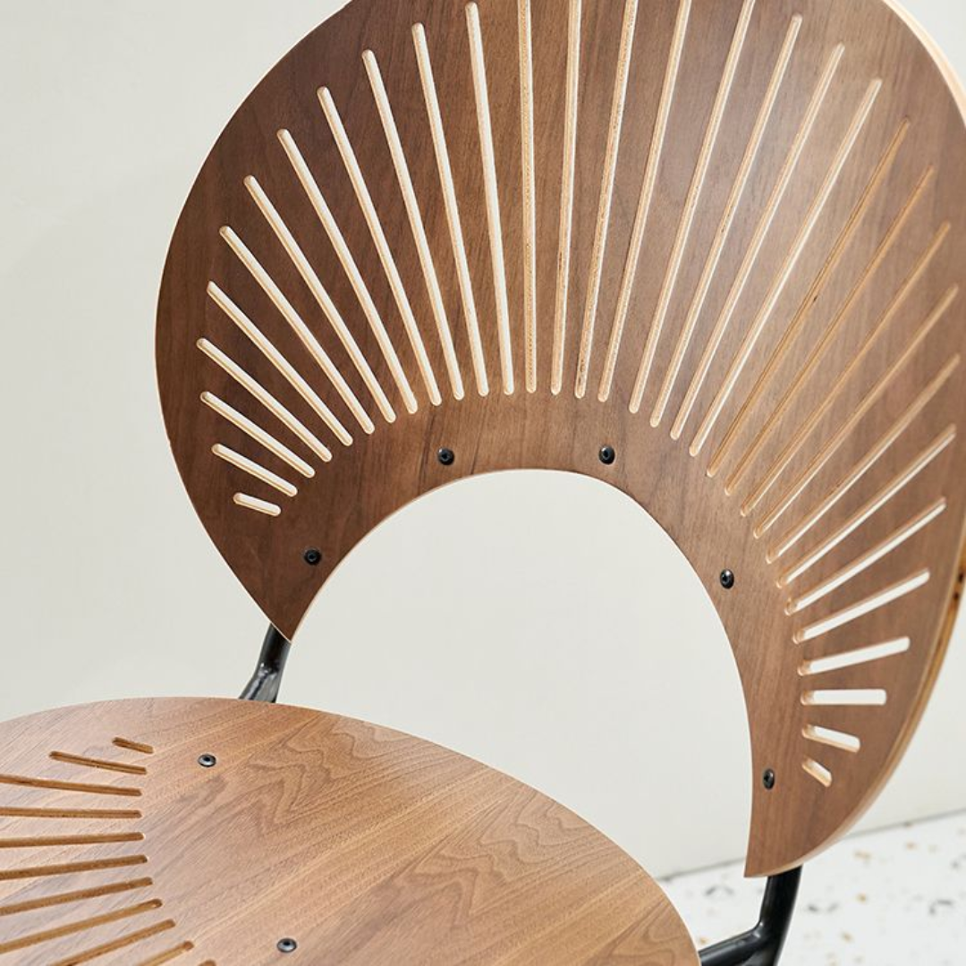 Shelly modern Danish barstool