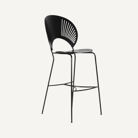 Shelly modern Danish barstool