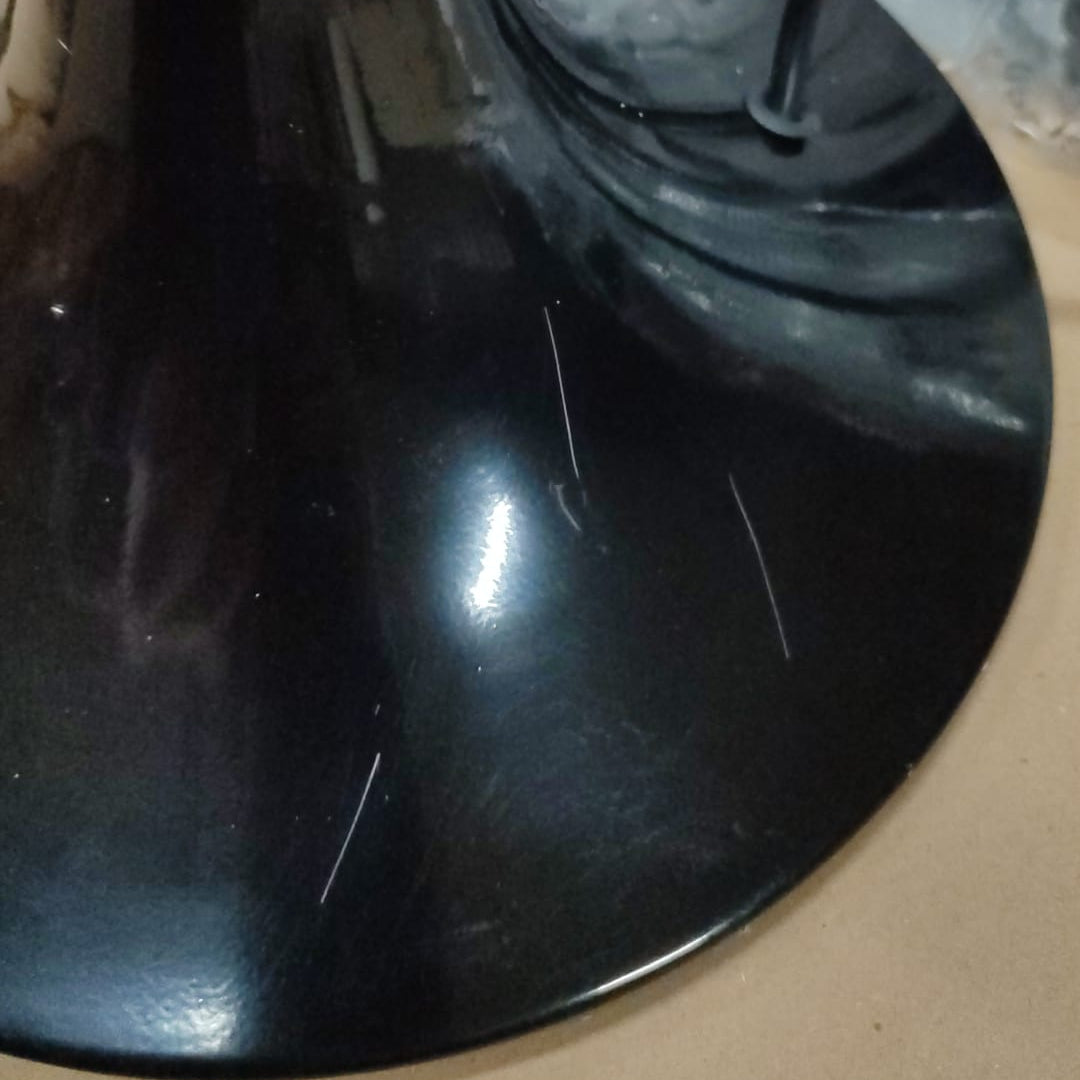 Spun Black Table Lamp - Outlet