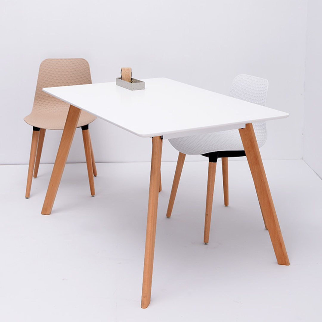 Scandi Rectangle Small Table Rectangular table MDF LAHTI – Scandinavian furniture - Diiiz
