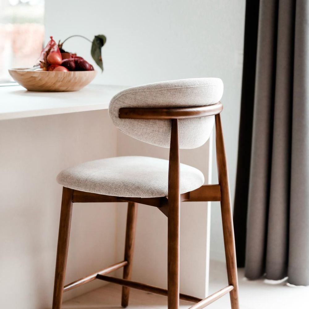 Altessi Wooden Design Bar Stool - 75 cm