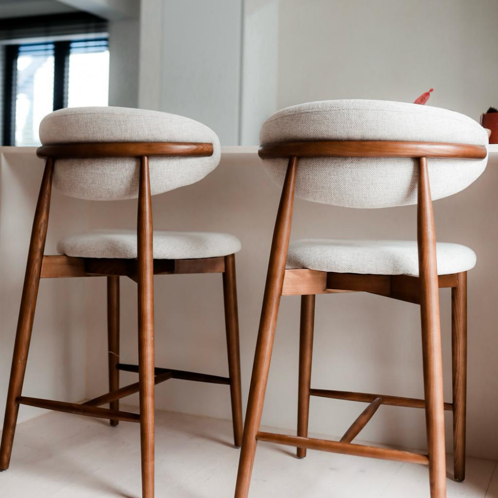 Altessi Wooden Design Bar Stool - 75 cm