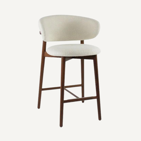 Altessi Wooden Design Bar Stool - 65 cm