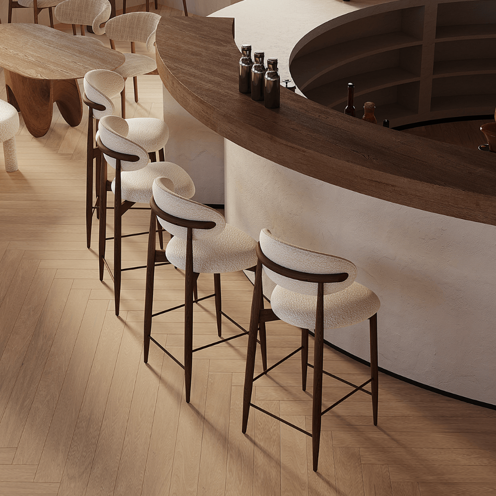 Altessi Wooden Design Bar Stool - 75 cm