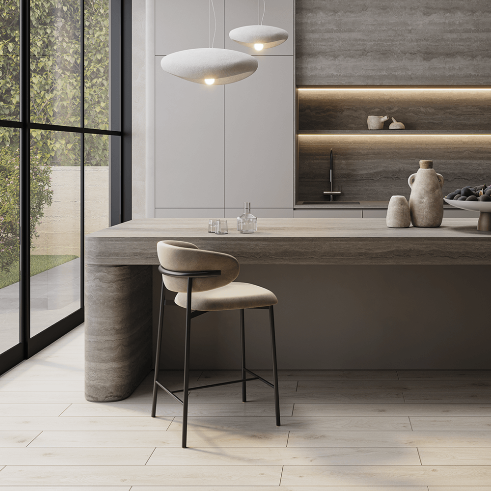 Altessi Wooden Design Bar Stool - 65 cm