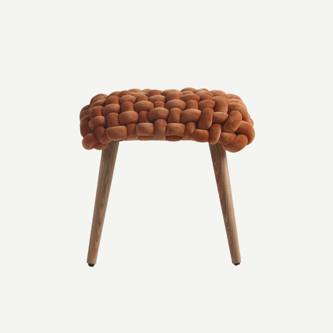 Tricot Velvet stool