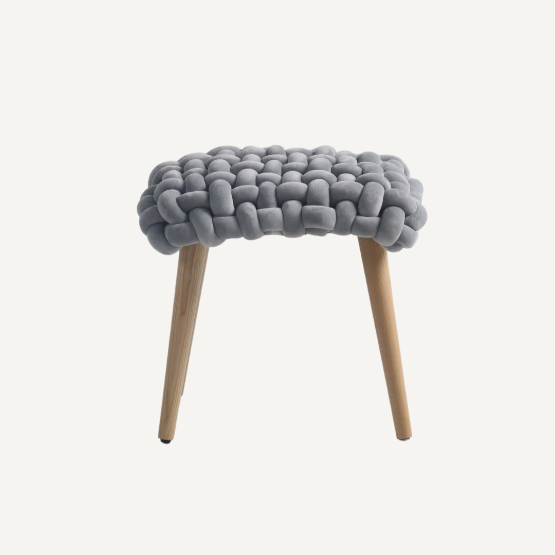 Tricot Velvet stool