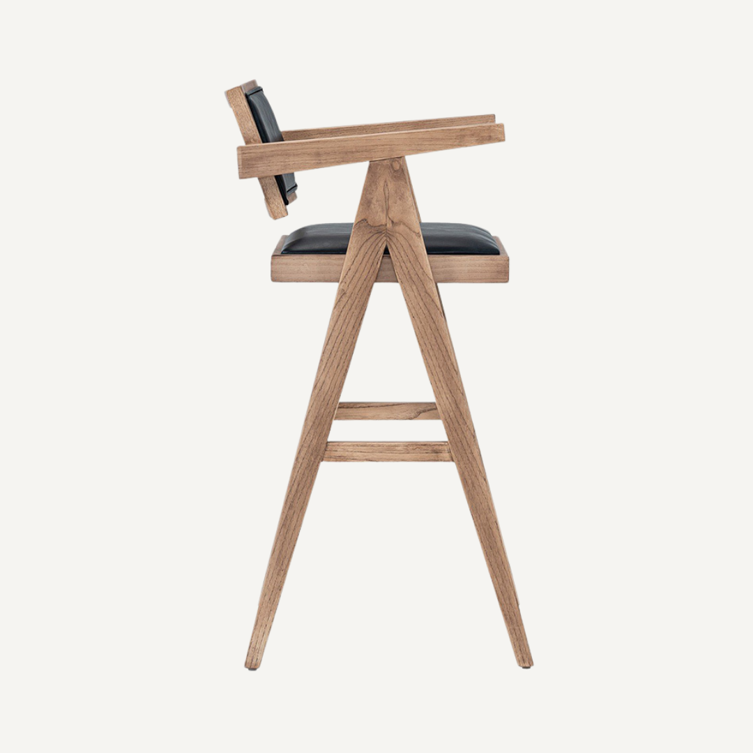 Vintos wooden bar chair