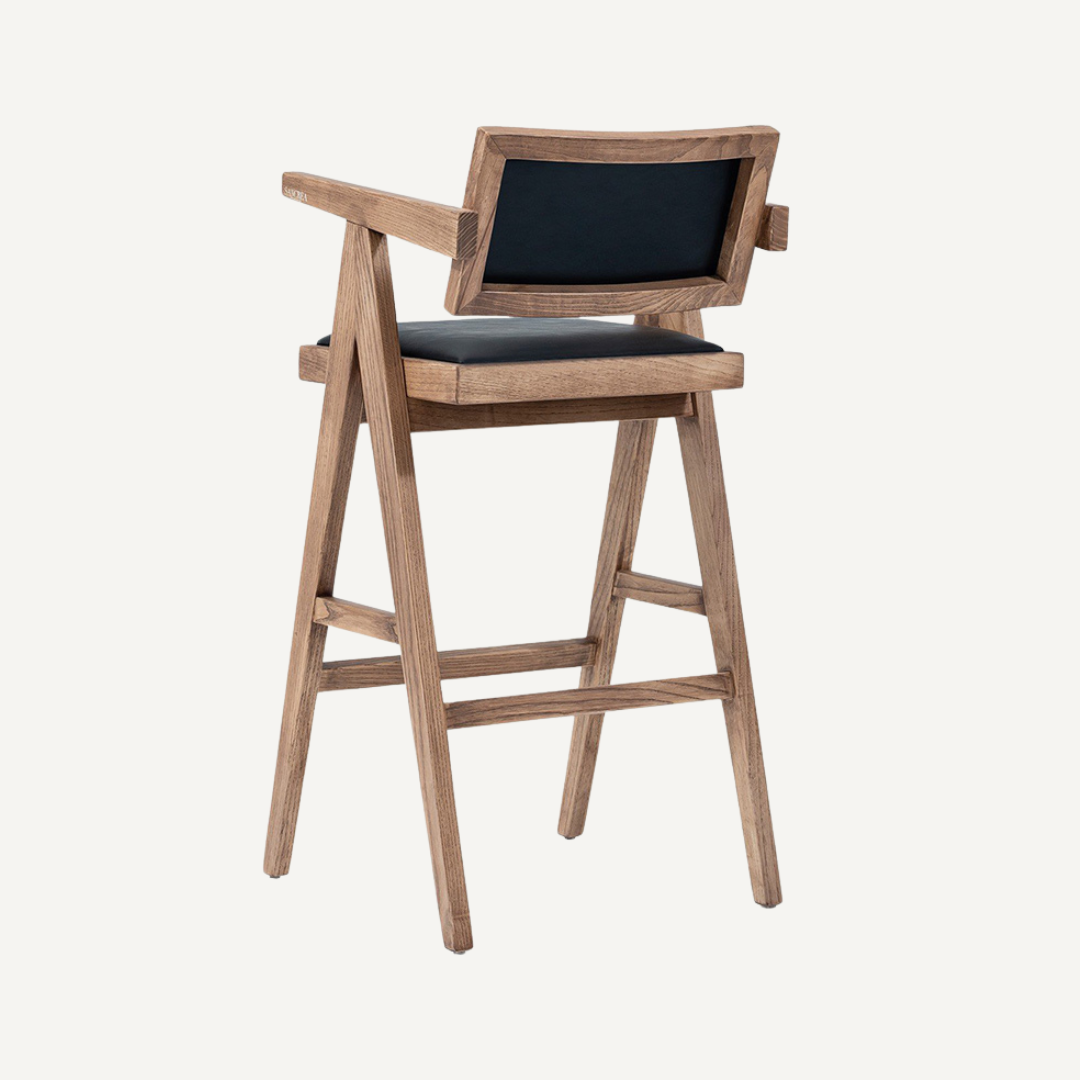 Vintos wooden bar chair