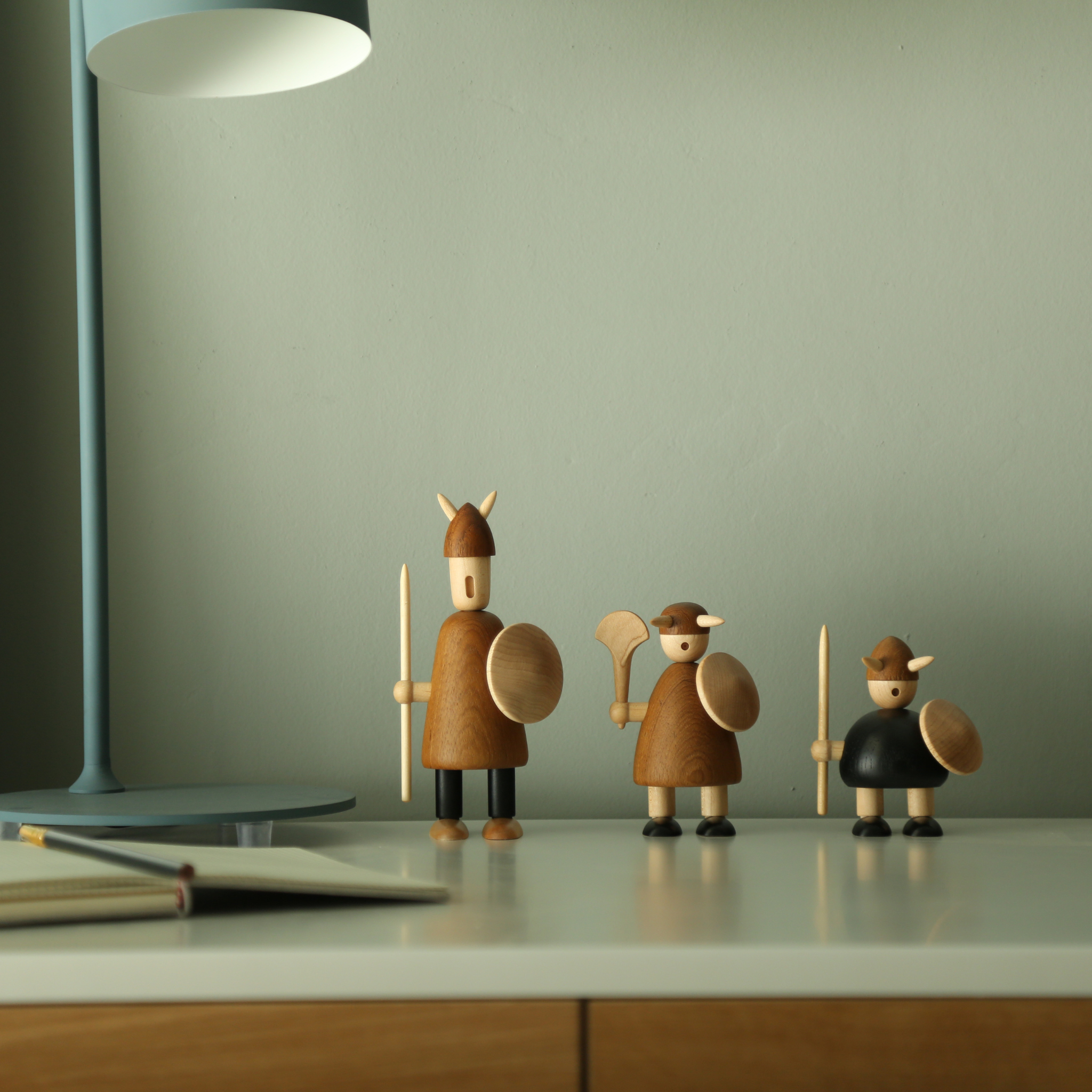 Wooden Vickings of Denmark inspiration Jacob Jensen