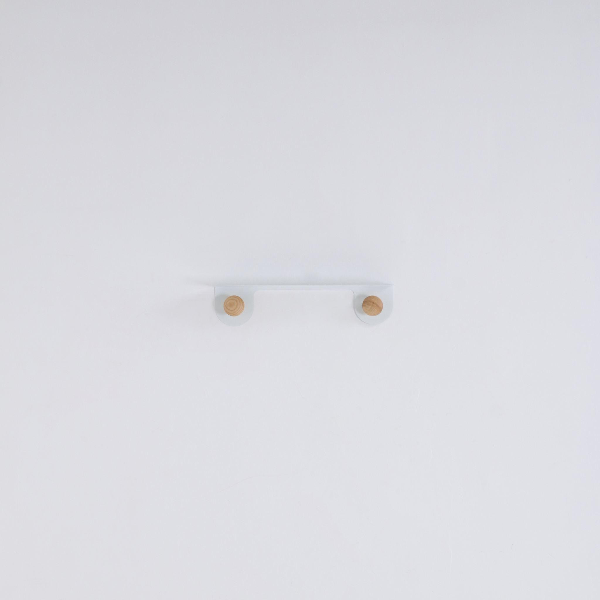 Wooden and Metal Wall Clothes Hanger