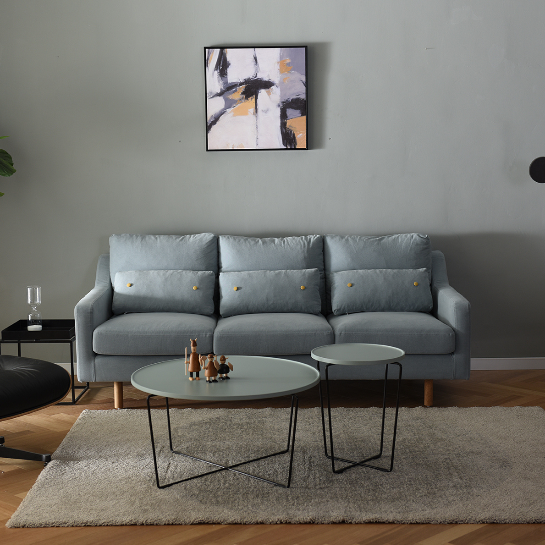 Wooden and metal coffee table - Nalani