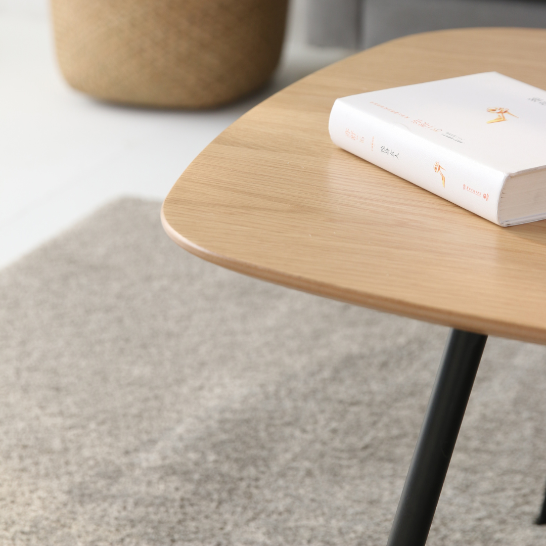 Wooden and metal low table - Alphonsa