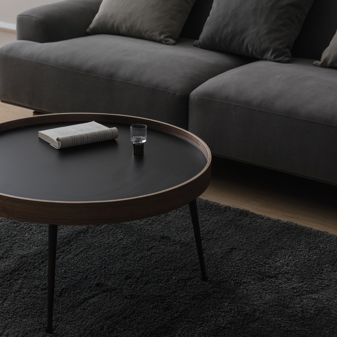 Wooden and metal trundle table - Atlas