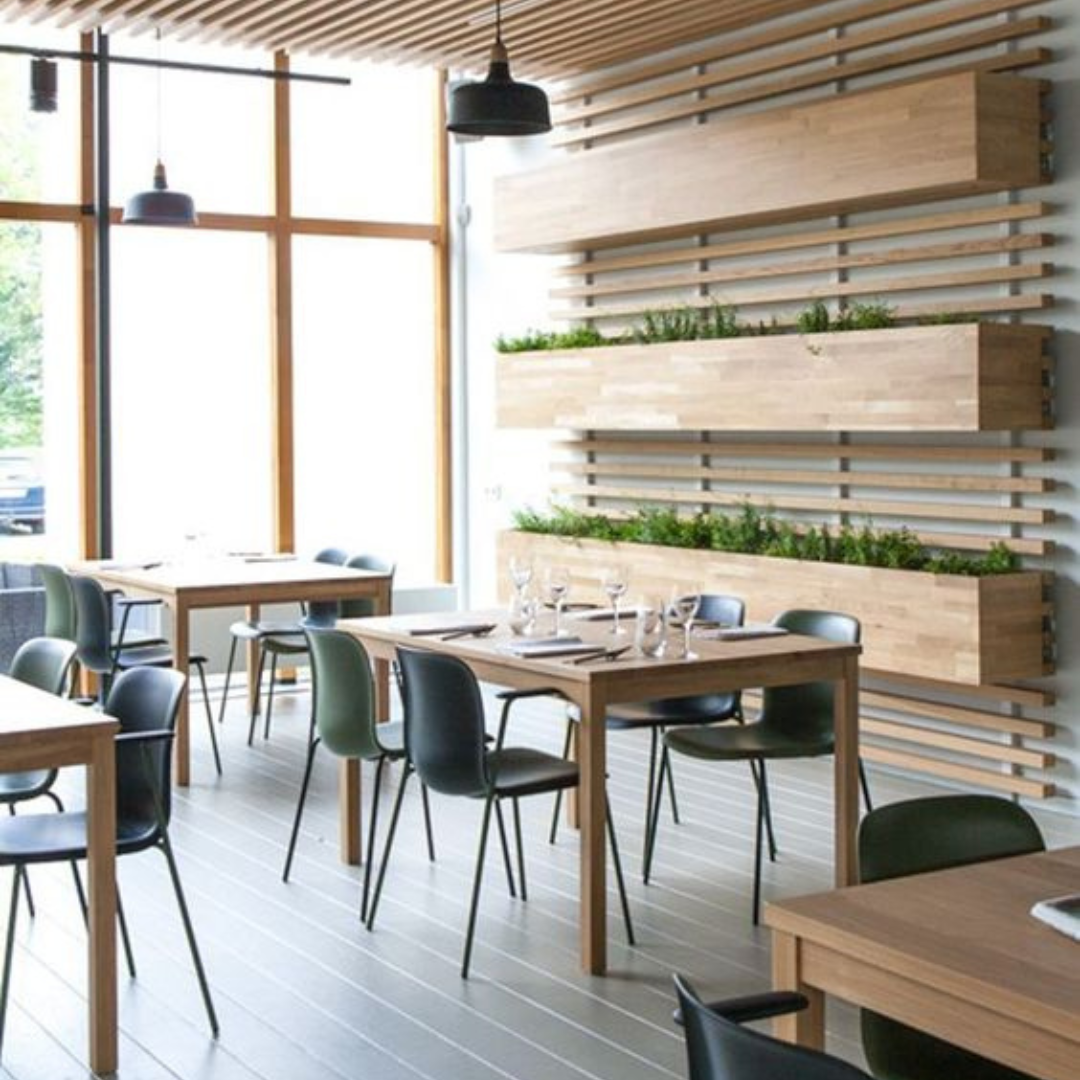 Wooden rectangular table Classica