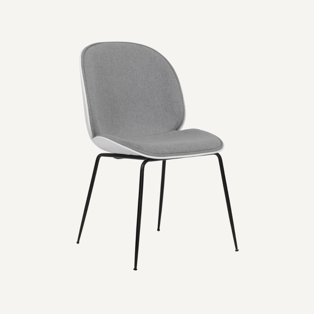 Plastic and Fabric chair Bella