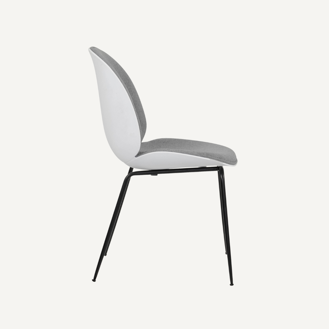 Plastic and Fabric chair Bella