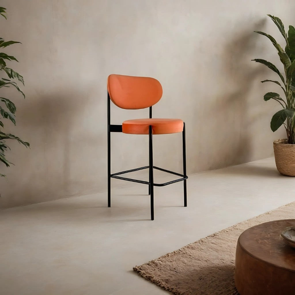 Pandora Upholstered Bar Chair - 65 cm