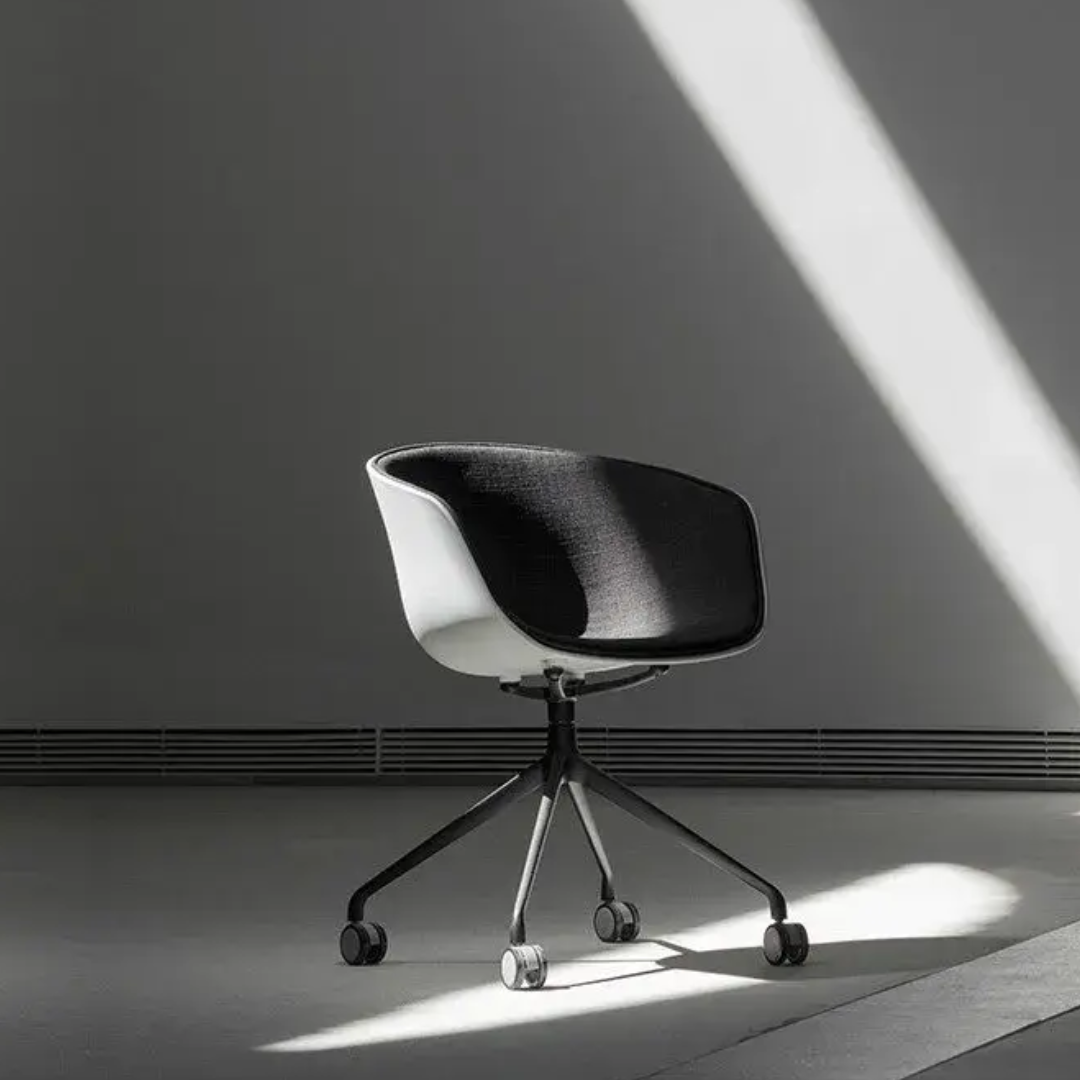 Urban office chair - plastic and fabric