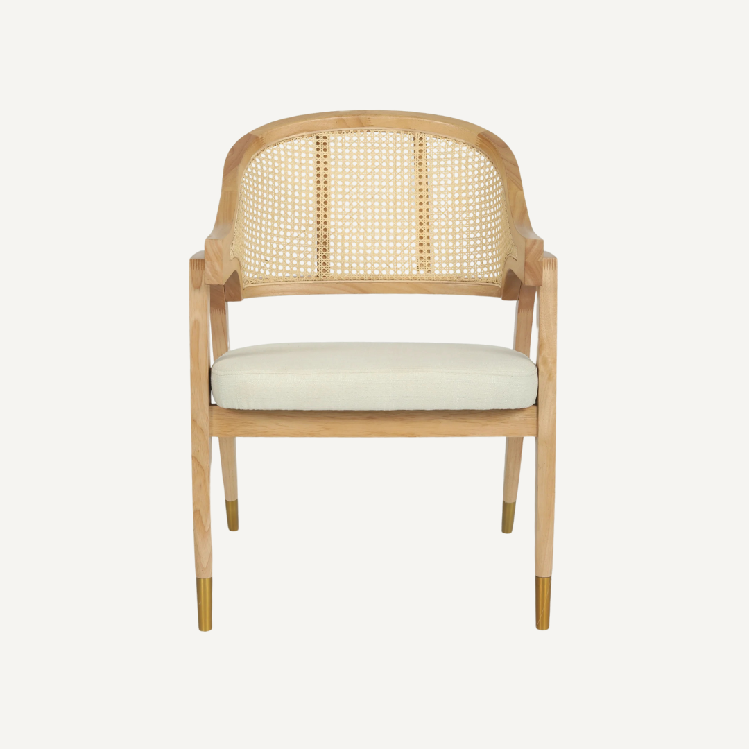 Cane and wood chair Mary