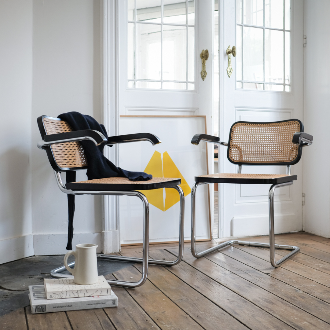 Rattan Cesca Chair with armrests